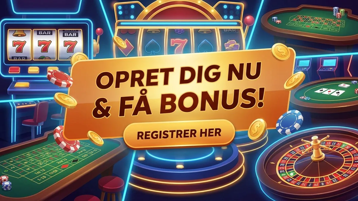 Registrering med bonus